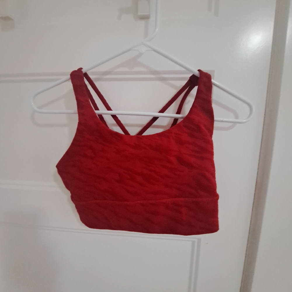 lululemon athletica Red Sports Bra